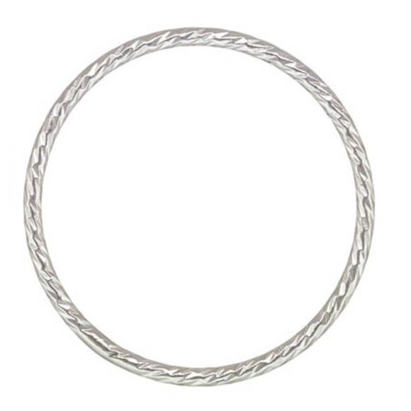 NWT Phoebe Sparkle Twist Ring // Sterling Silver (Size 7) - Picture 1 of 4